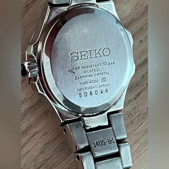 Seiko Coutura Ladies Watch Genuine Diamonds Pink Pearl Dial Stainless Bracelet main image 4